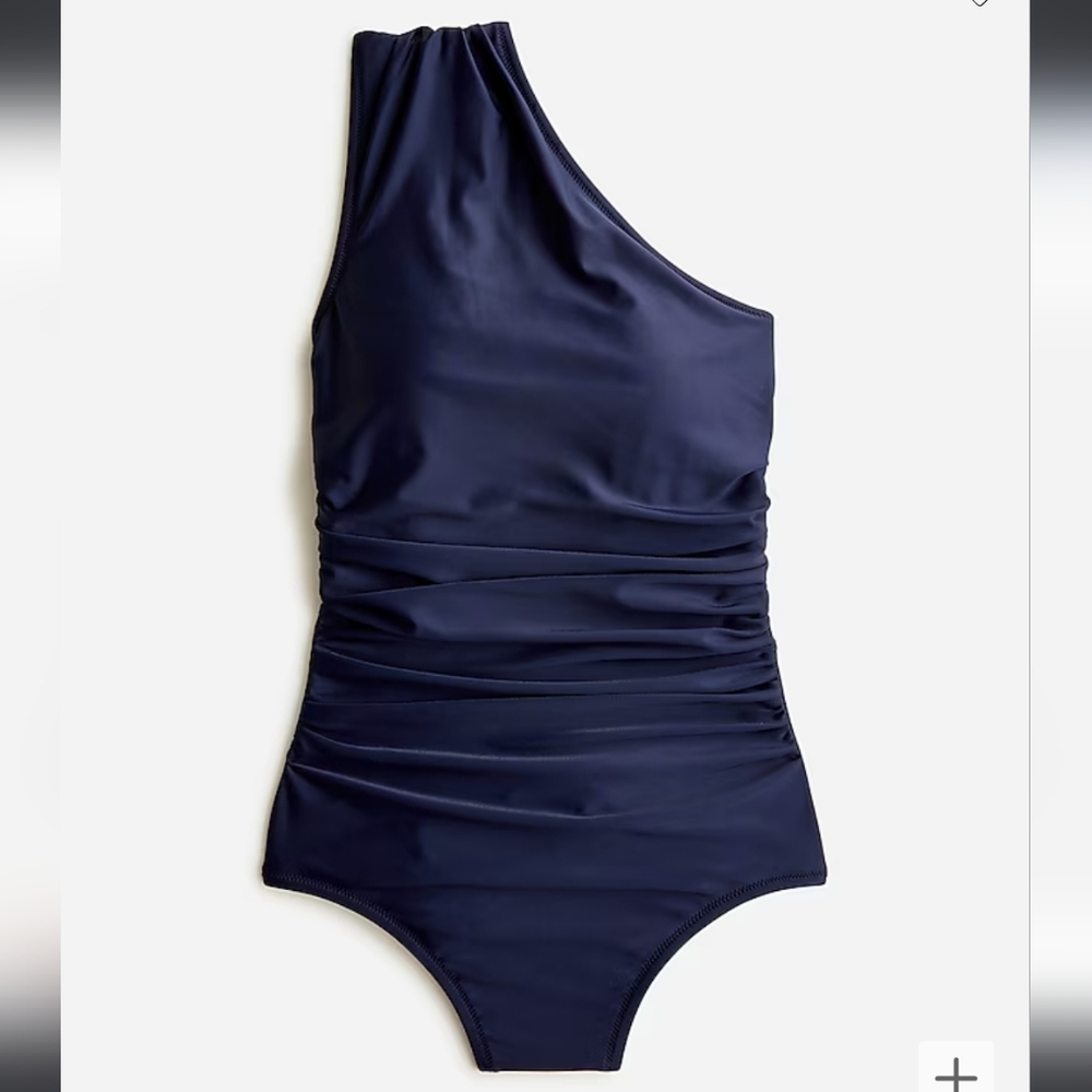 J. Crew Blue One Piece Swimwear Classic Design - Picture 2 of 3